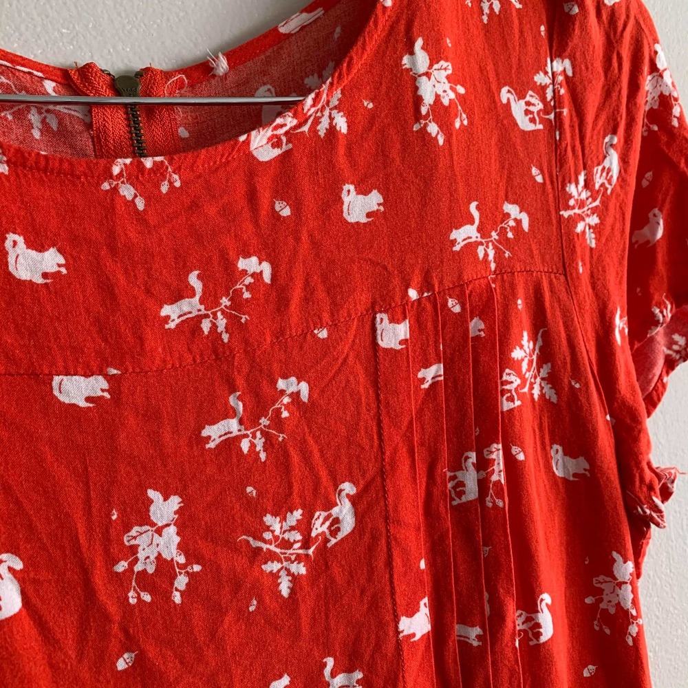 UO Coincidence and Chance Squirrel Print Dress - Picture 2 of 3